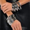 Jewelry * | Lets Bounce Bangle Set Silver