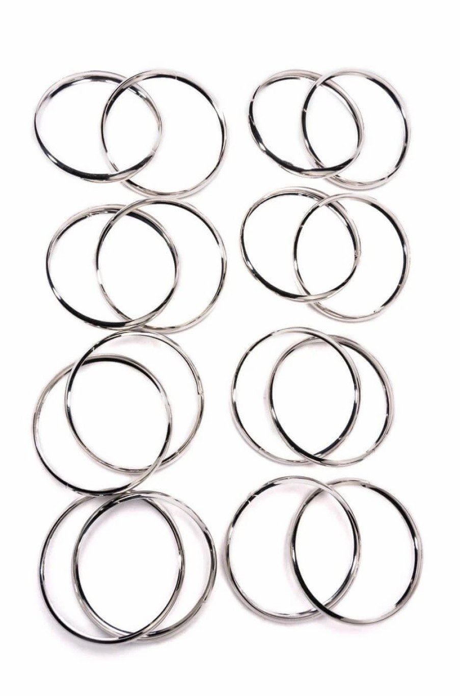 Jewelry * | Lets Bounce Bangle Set Silver