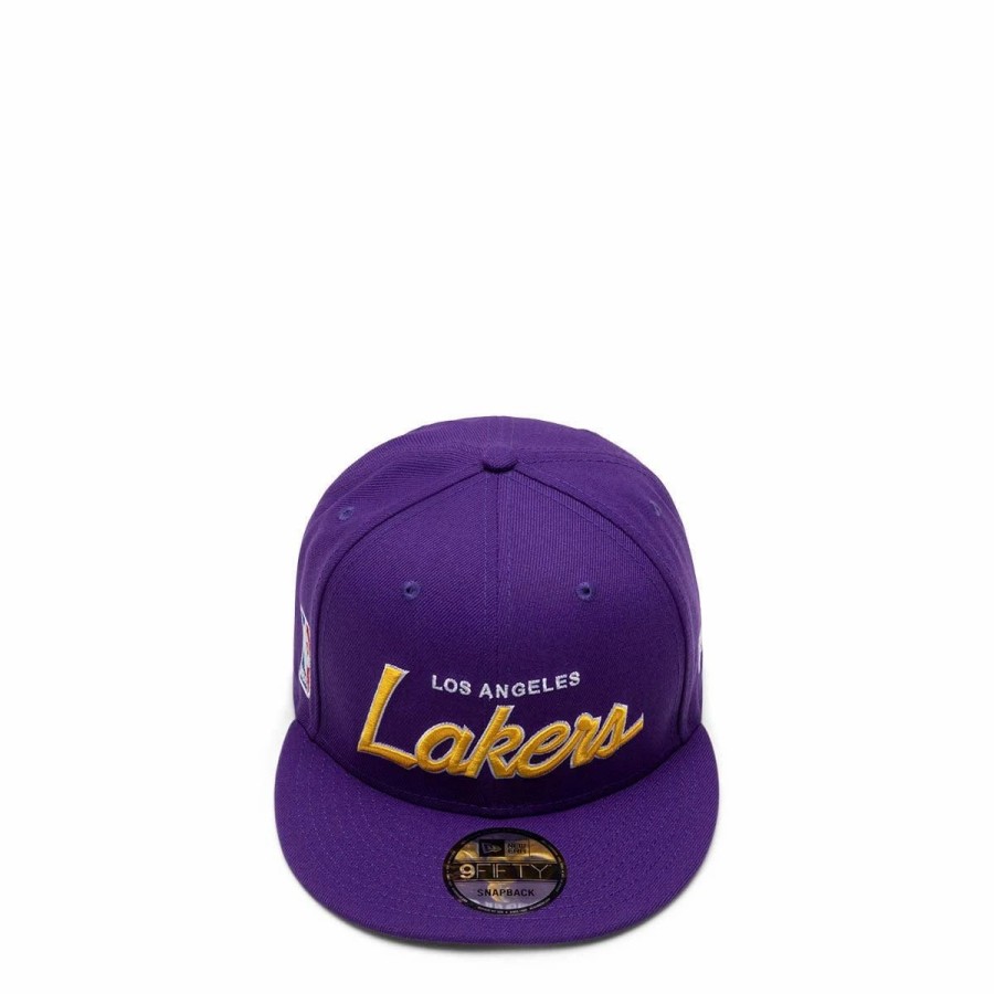 Headwear * | New Era 9Fifty Script Los Angeles Lakers Cap Otc