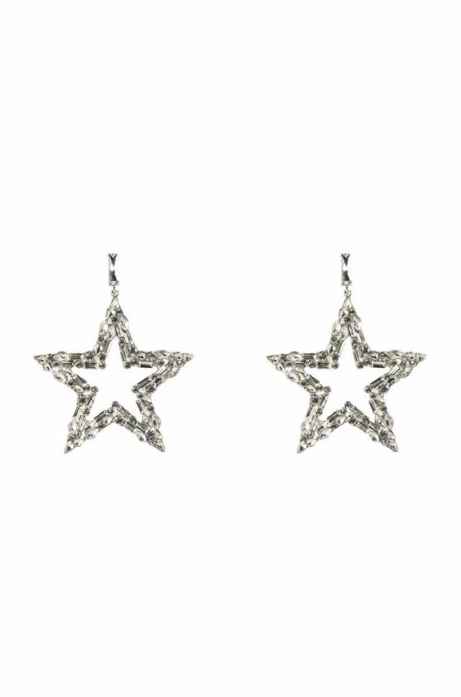 Jewelry * | Star Power Bling Earring Silver