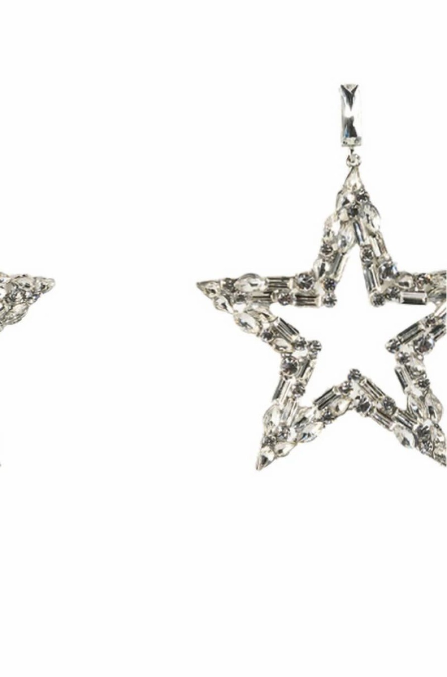 Jewelry * | Star Power Bling Earring Silver