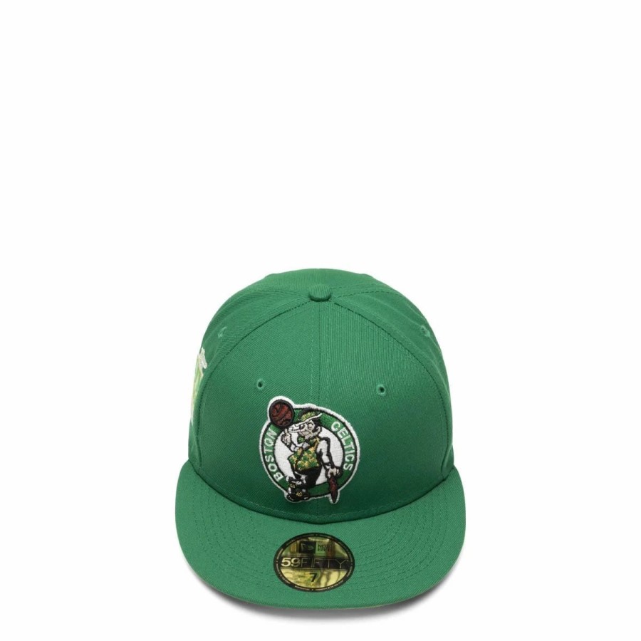 Headwear * | New Era 59Fifty Boston Celtics Citrus Pop Fitted Cap Kelly Green