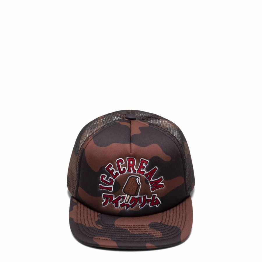 Headwear * | Icecream Bite Trucker Hat Black