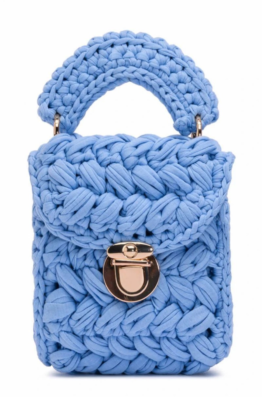 Handbags, Clutches & Wallets * | Rhebekka Woven Bag In Blue