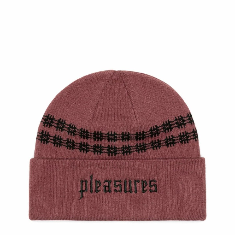 Headwear * | Pleasures Wire Jacquard Beanie Muave