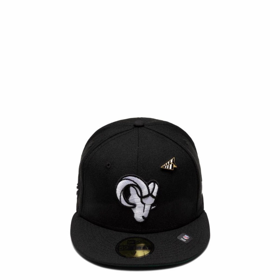 Headwear * | New Era Paper Planes X La Rams 59Fifty Fitted Hat Black