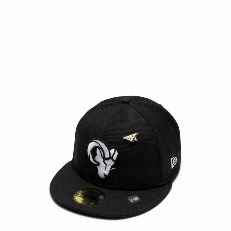 Headwear * | New Era Paper Planes X La Rams 59Fifty Fitted Hat Black