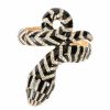 Jewelry * | Slithery Snake Wrap Bracelet Black