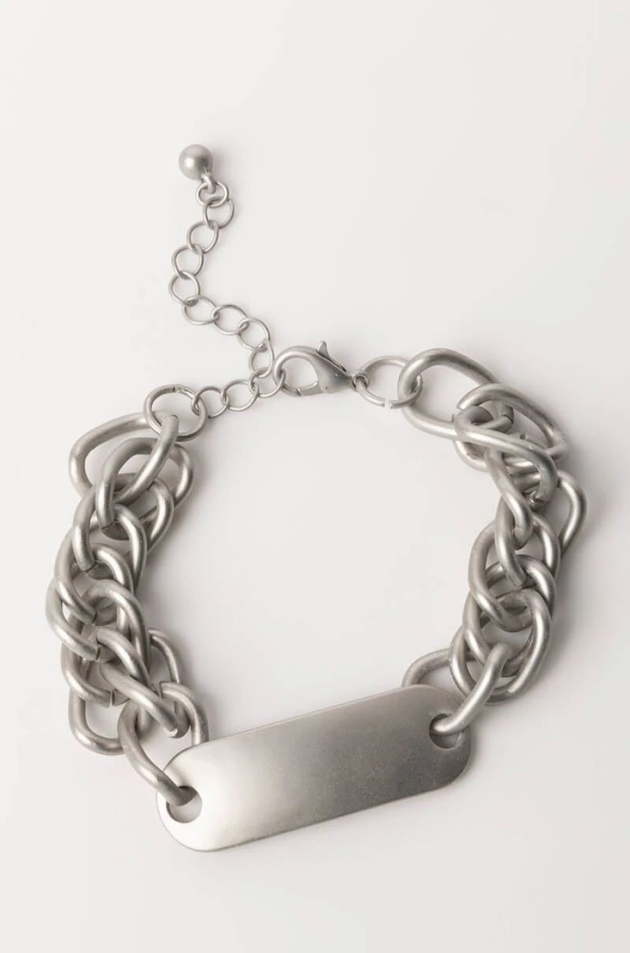 Jewelry * | Link Chain Bracelet Silver