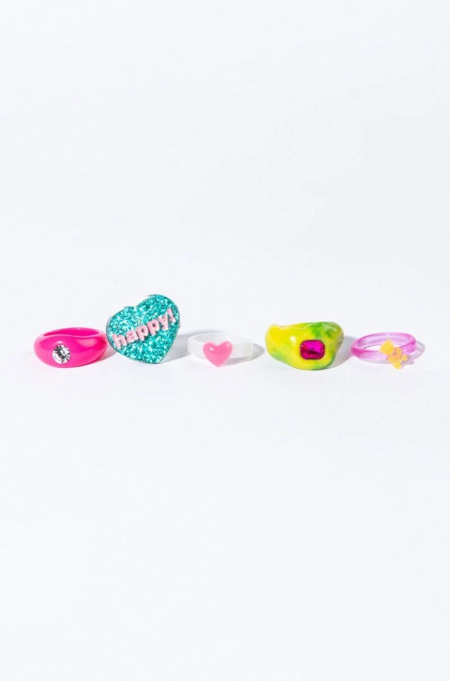 Jewelry * | Happy! Candyland Ring Set Multi