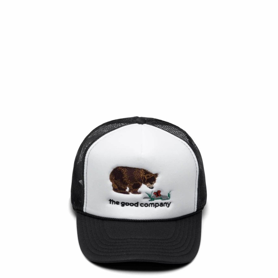 Headwear * | The Good Company Bear Trucker Hat Black