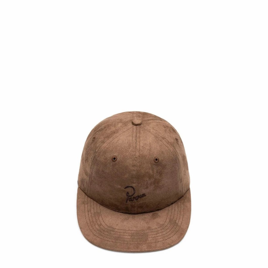 Headwear * | By Parra Faux Logo 6 Panel Hat Sand