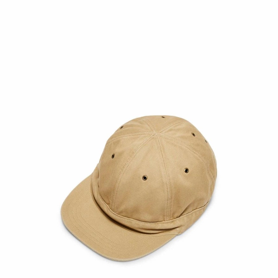 Headwear * | Kapital Chino Barbie Cap (Surf) Beige