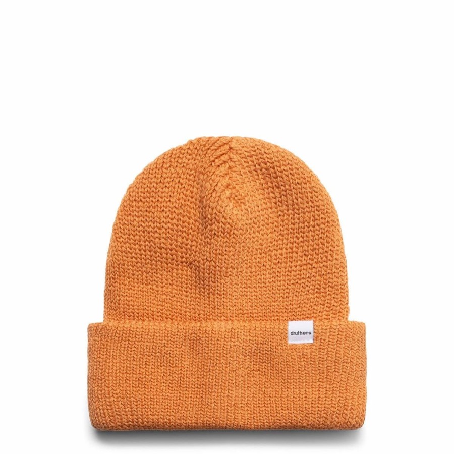 Headwear * | Druthers Organic Cotton Cardigan Knit Beanie Sandalwood