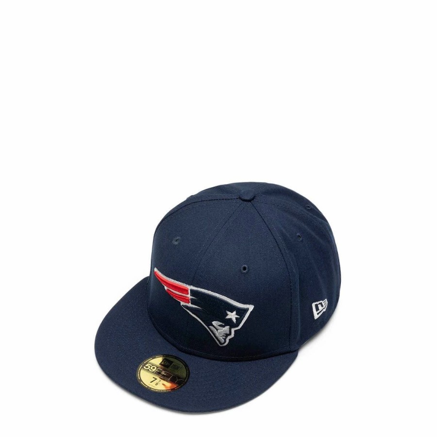 Headwear * | New Era 59Fifty New England Patriots Citrus Pop Fitted Cap Navy