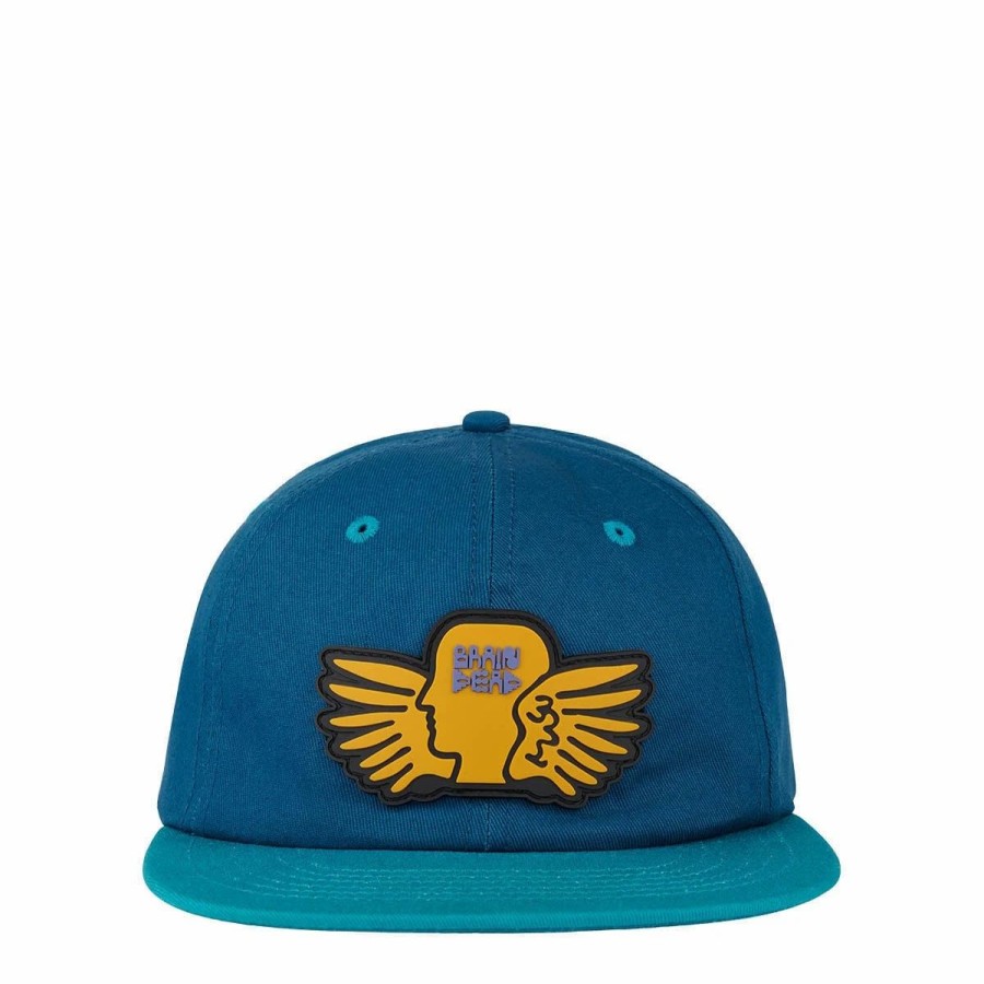 Headwear * | Brain Dead Afterlife 6 Panel Cap Navy/Teal