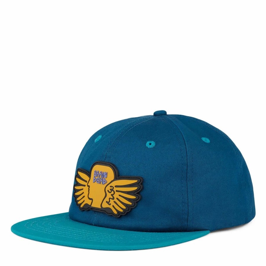 Headwear * | Brain Dead Afterlife 6 Panel Cap Navy/Teal