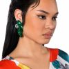 Jewelry * | Im Jaded Acrylic Drop Earrings Green