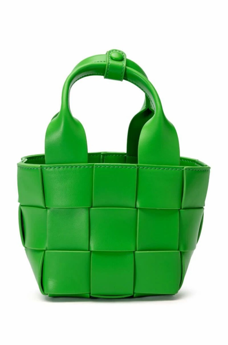 Handbags, Clutches & Wallets * | Wine Night Woven Pu Bag In Green