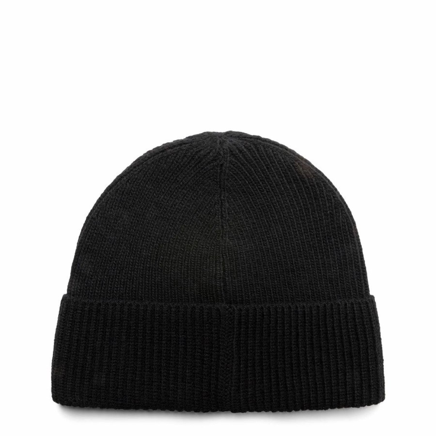 Headwear * | Polo Ralph Lauren Solid Holiday Bear Beanie Polo Black