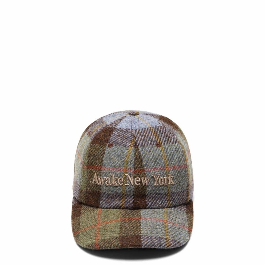 Headwear * | Awake Ny Harris Tweed 6-Panel Hat Brown Multi