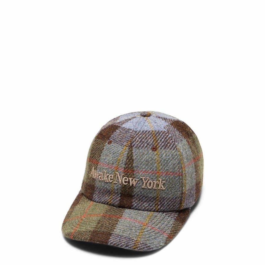 Headwear * | Awake Ny Harris Tweed 6-Panel Hat Brown Multi