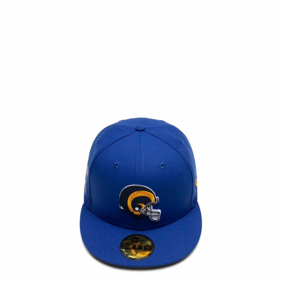 Headwear * | New Era 59Fifty Los Angeles Rams Bannerside Fitted Cap Royal Blue