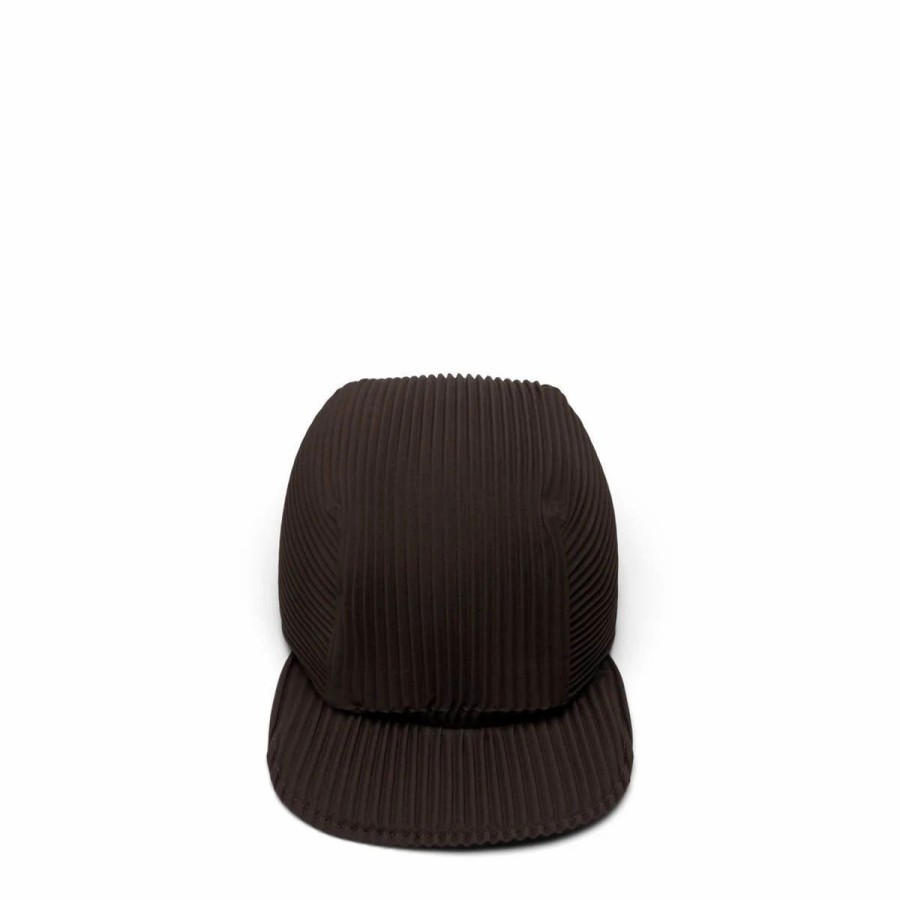 Headwear * | Homme Plisse Issey Miyake Pleats Cap 44-Brown