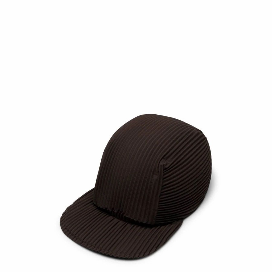 Headwear * | Homme Plisse Issey Miyake Pleats Cap 44-Brown