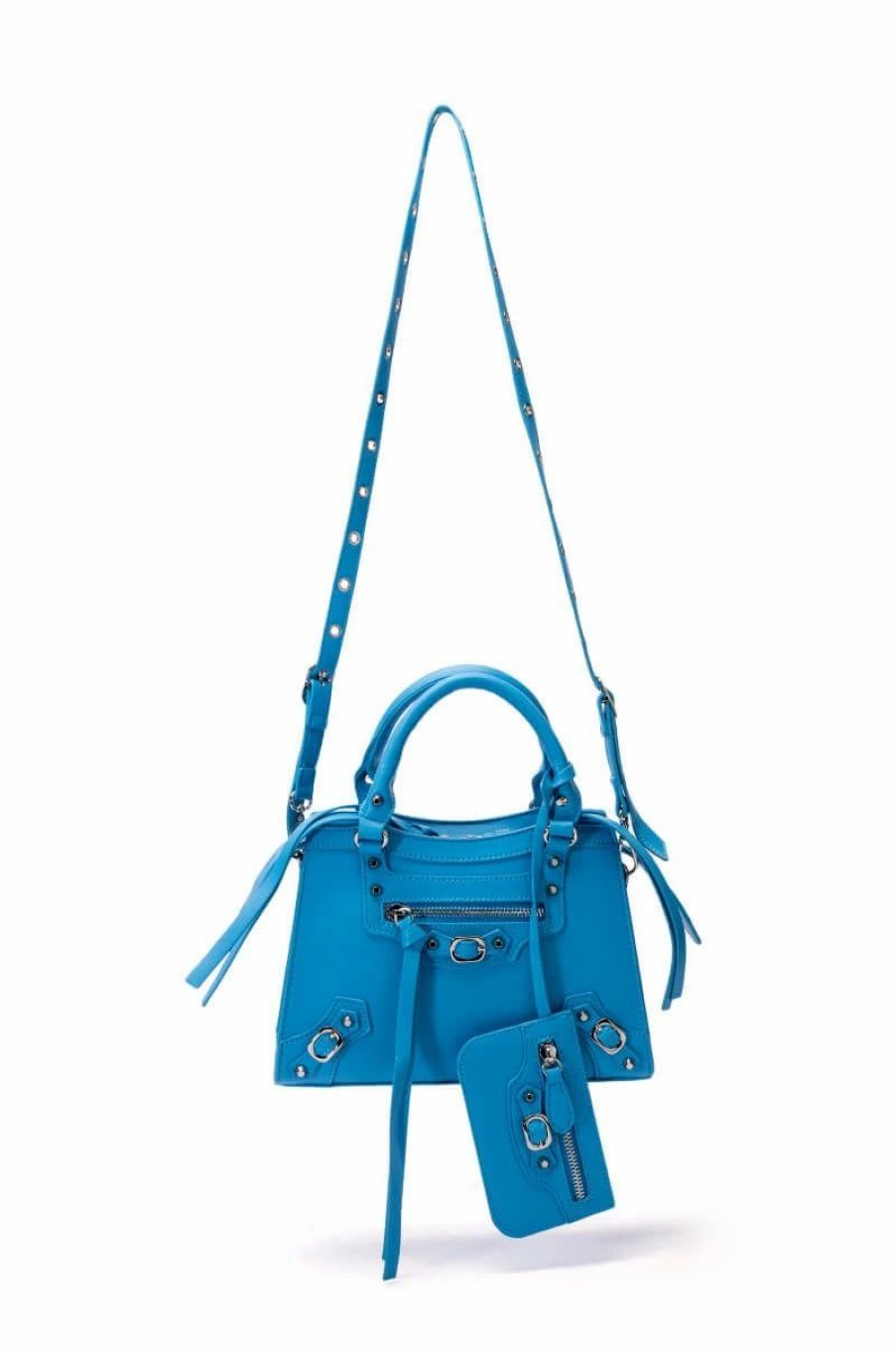 Handbags, Clutches & Wallets * | Bernadetta Strappy Bag Blue