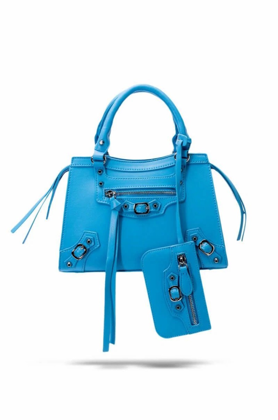 Handbags, Clutches & Wallets * | Bernadetta Strappy Bag Blue