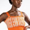 Crop Tops & Bralettes * | Ali Sweater Bralette Top Orange Multi