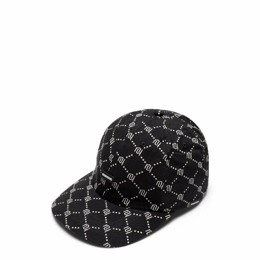 Headwear * | Neighborhood Monogram / C-Cap Black