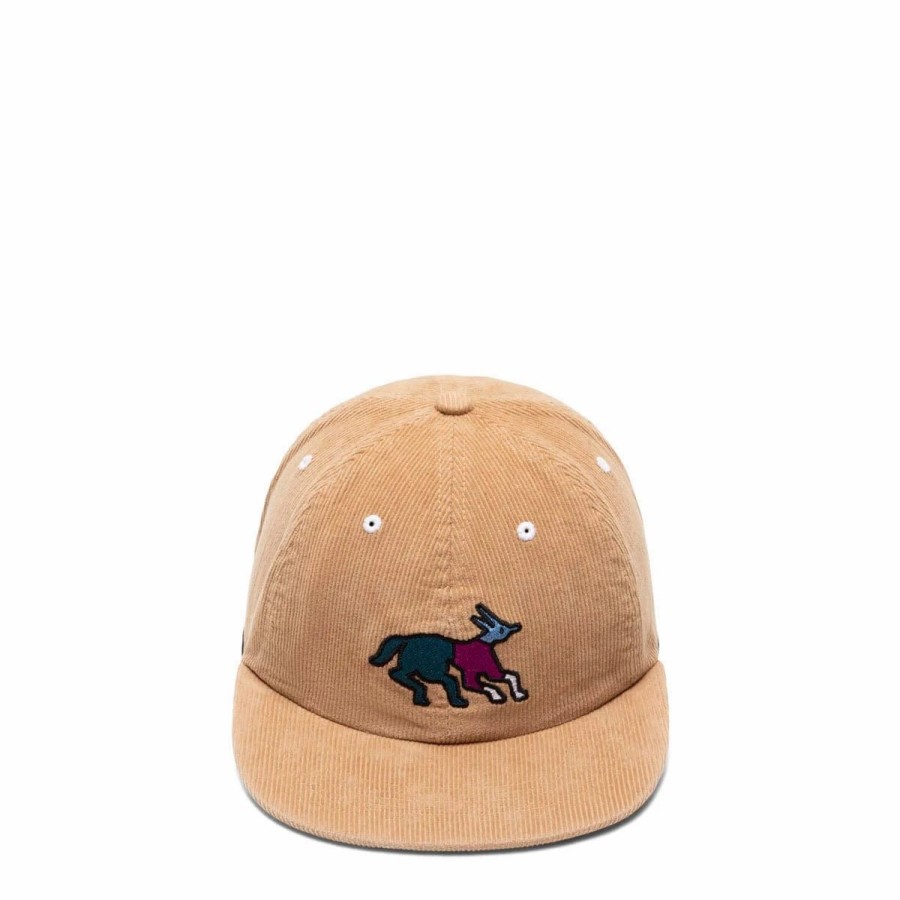 Headwear * | By Parra Anxious Dog 6 Panel Hat Khaki