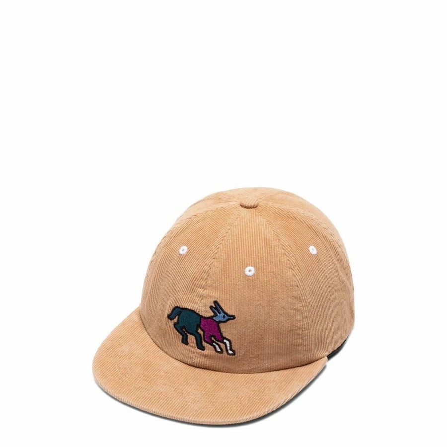 Headwear * | By Parra Anxious Dog 6 Panel Hat Khaki