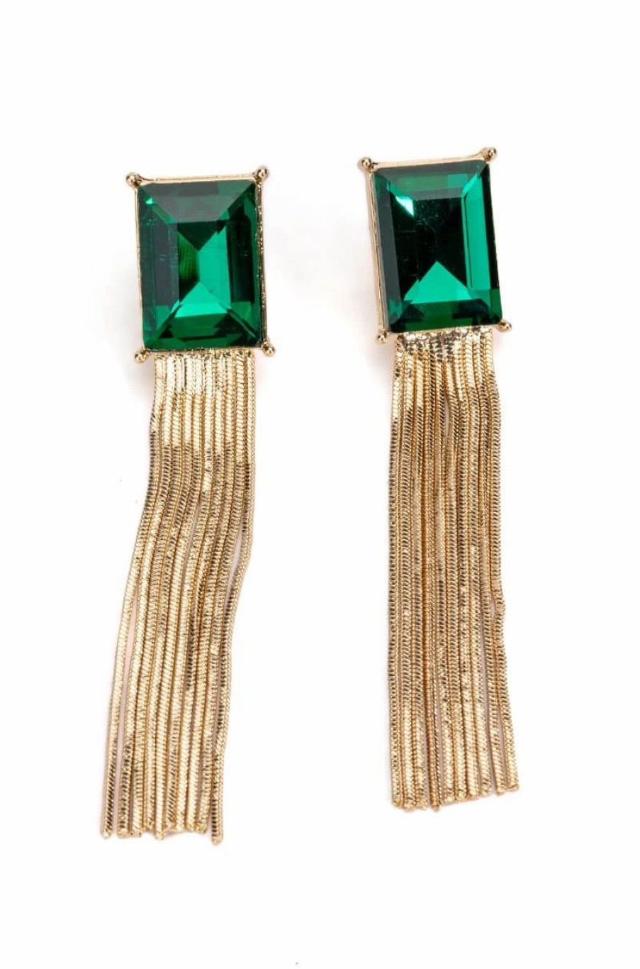 Jewelry * | Cause For Celebration Fringe Dangle Earrings Gold