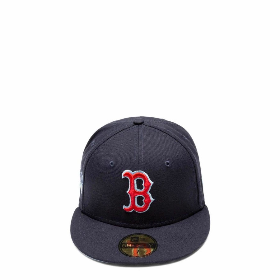 Headwear * | New Era 59Fifty Boston Red Sox Cloud Under Fitted Cap Navy