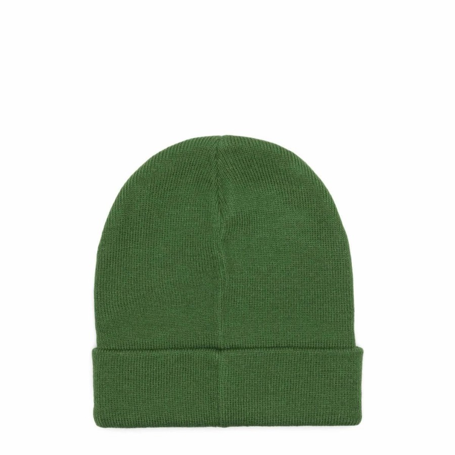 Headwear * | Awake Ny Script Logo Beanie Dark Green