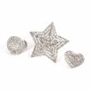 Jewelry * | Shoot For The Stars Rhinestone Ring Set Silver