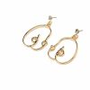 Jewelry * | Double Trouble Earrings Gold