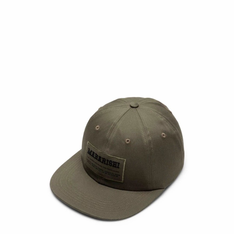 Headwear * | Maharishi Miltype 6-Panel Cap Olive