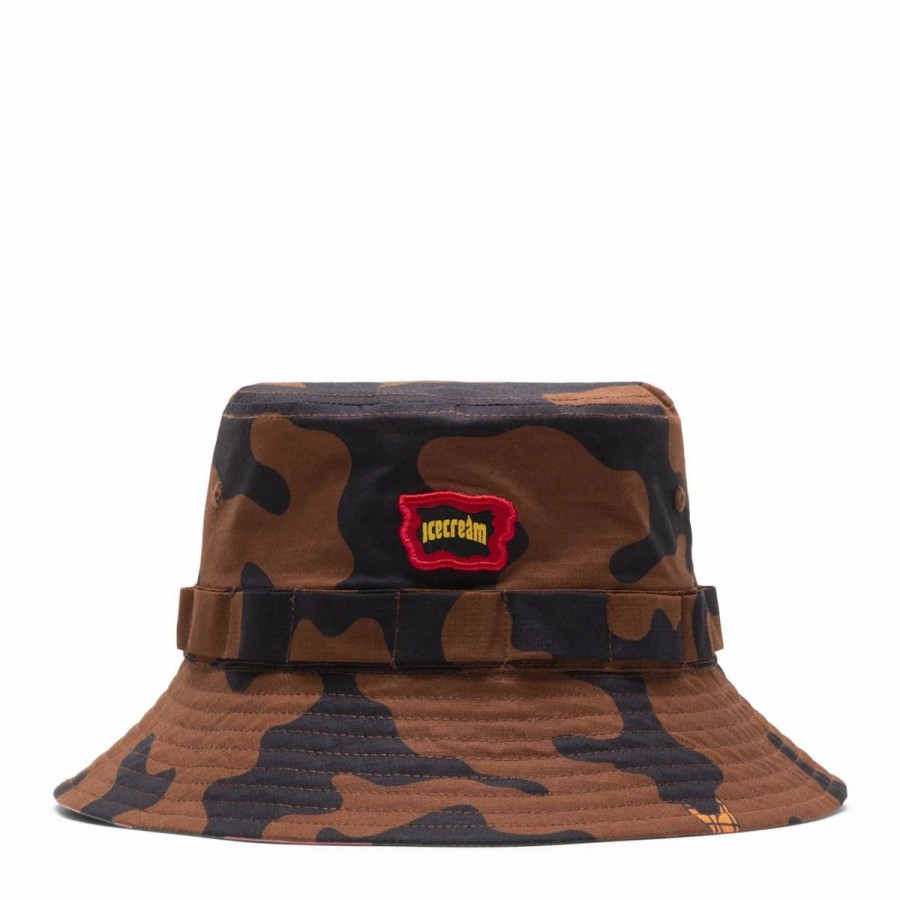 Headwear * | Icecream Militant Reversible Bucket Hat Camo