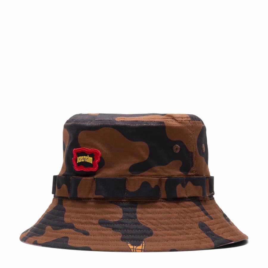 Headwear * | Icecream Militant Reversible Bucket Hat Camo