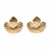 Jewelry * | Aretta Oversized Studs Gold