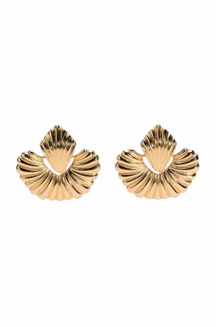 Jewelry * | Aretta Oversized Studs Gold