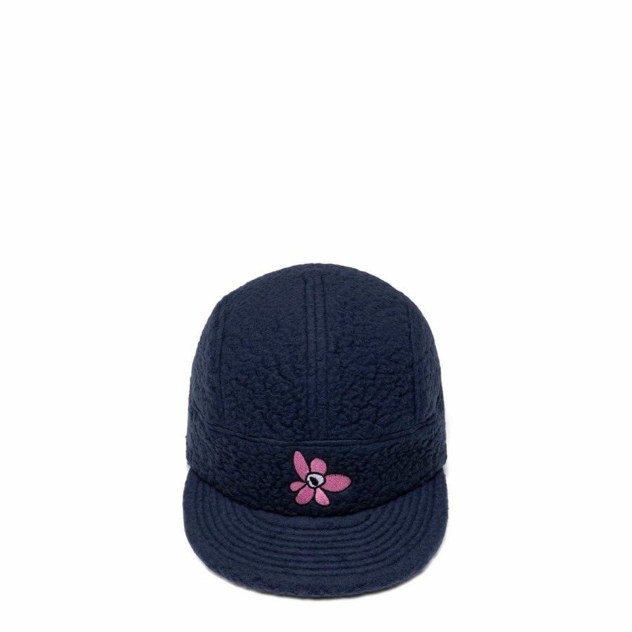 Headwear * | Perks And Mini Recycled Shearling 4 Panel Cap O/S Navy