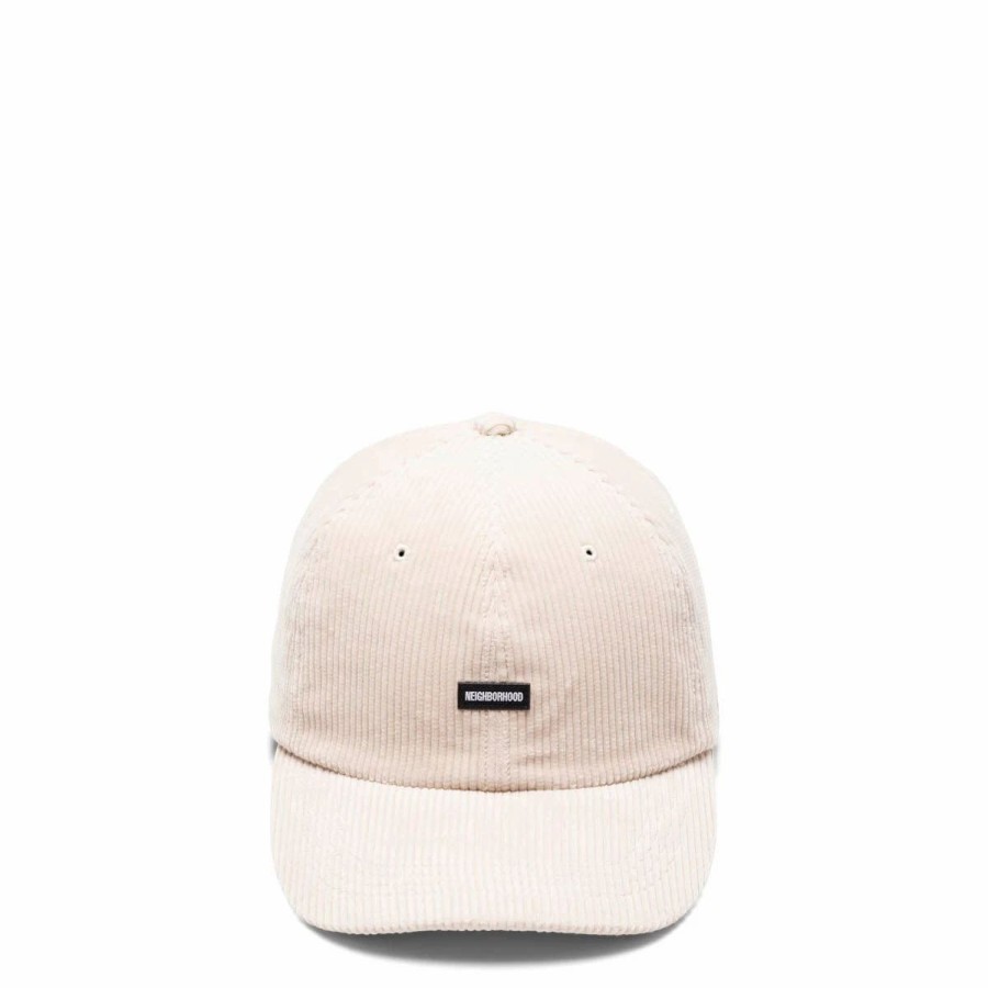 Headwear * | Neighborhood Cord Dad Cap Off White