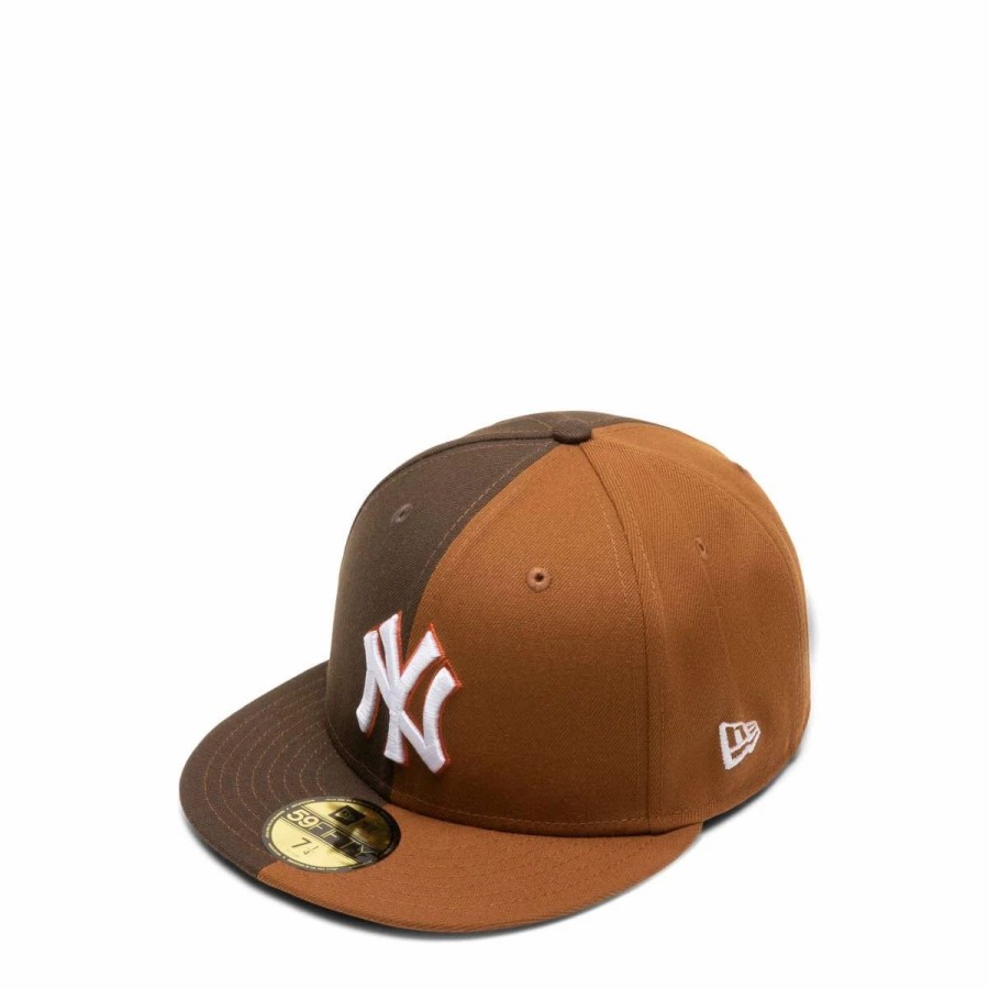 Headwear * | New Era 59Fifty New York Yankees Split Fitted Cap Wlttpn