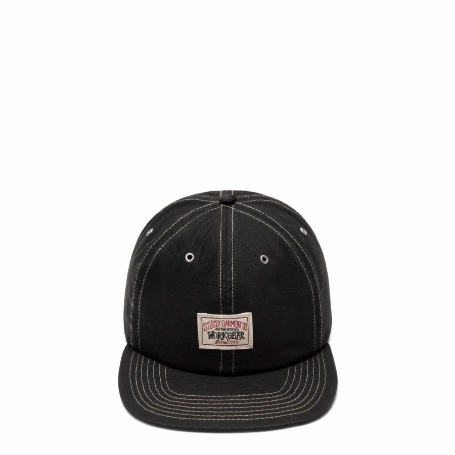 Headwear * | Stussy Workwear Cap Black