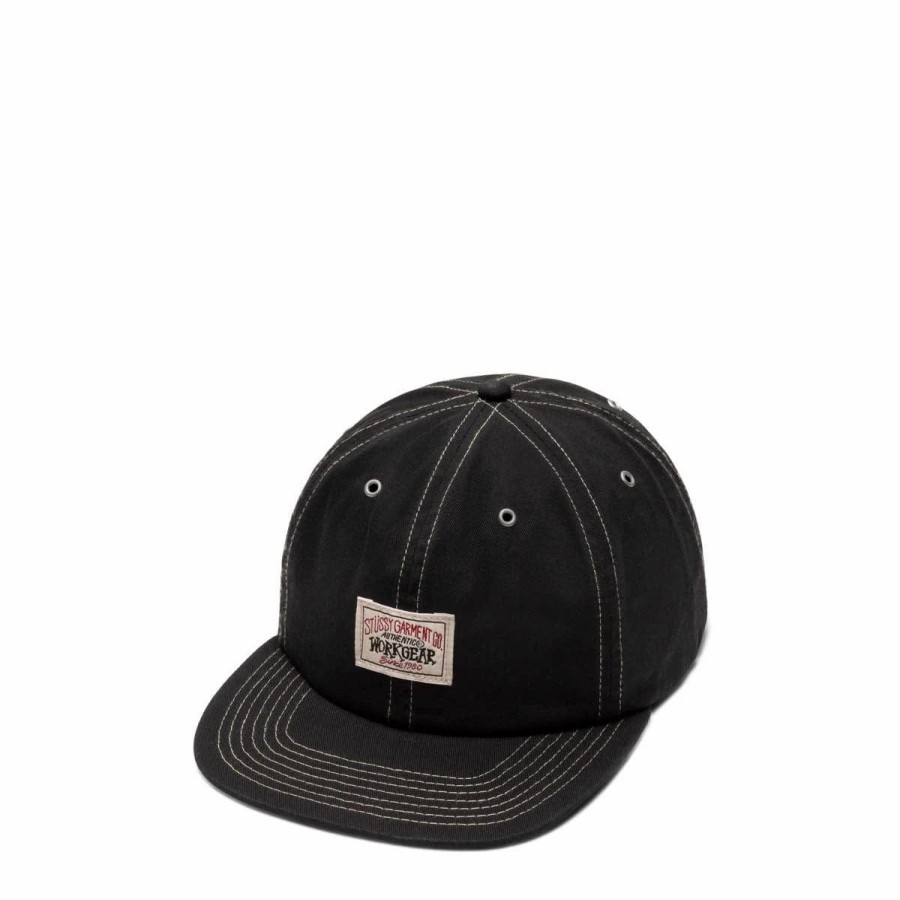 Headwear * | Stussy Workwear Cap Black